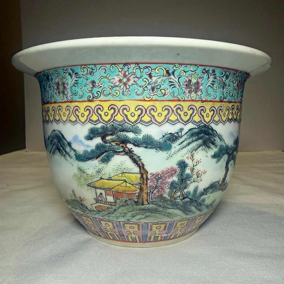 中国　花器 中国花盆古董陶瓷花盆| eBay