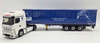 Eligor, Mercedes Actros 5 4X2 Mit 3-Achsigem Planenauflieger, Jourdan Transpo...