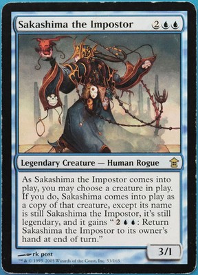 Sakashima the Impostor Saviors of Kamigawa VHP/DAMAGED (518753) ABUGames