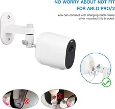 2Pack Security Wall Mount for Arlo Pro/Pro2/Pro3/Pro4/Ultra/Ultra2/Essential ...