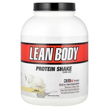 Lean Body, Protein Shake Drink Mix, Vanilla, 4.63 lbs (2,100 g) 14.56 per gallon