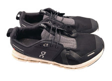 On Cloud Sky On Running Kids 6.5Y Athletic Shoes Black White Sneakers