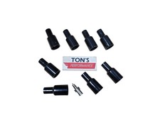 8 Rajah Spark Plug Terminals 180 Straight Old School Vintage Shielded Bakelite