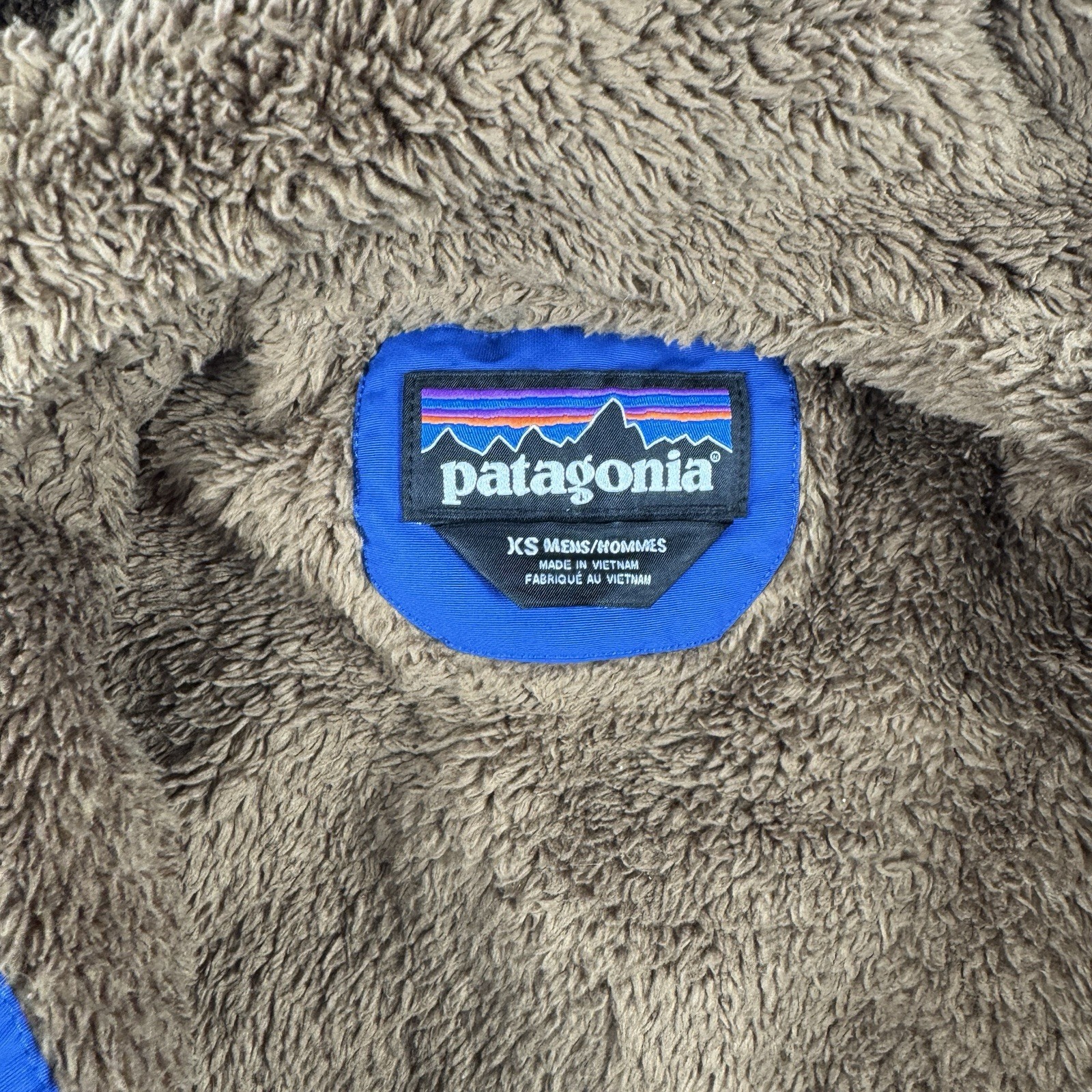 Patagonia Isthmus Parka Coat Sherpa Lined Full Zip Men’s Blue Sz XS Fall ‘17 image 6