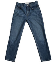 Everlane The Cheeky Jean Crop Denim Blue Wash Size 27 High Rise