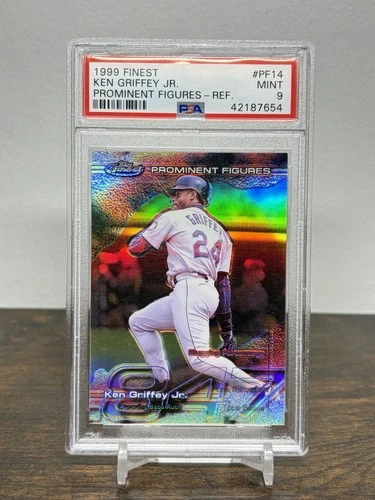 Ken Griffey Jr. 1999 Finest Prominent Figures Refractor /847 PSA 9 Mariners