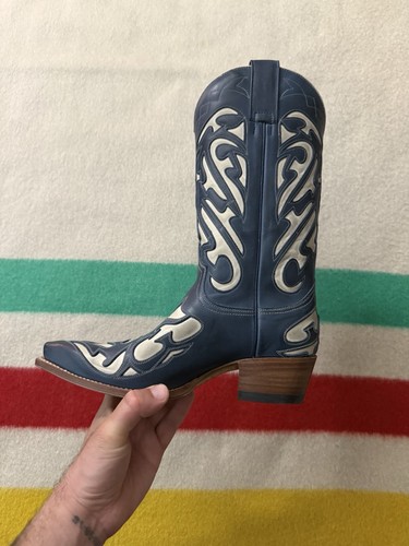 Brand New Frye Women’s PullOn Daisy Duke II Cowboy Boots Size 9.5 M Indigo 77550 - Picture 16 of 24
