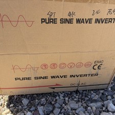 4000W Pure Sine Wave Inverter Split Phase 24V to 120V 240V Solar Motor Remote
