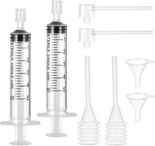 8 Pcs Perfume Refill Tool Kit, Perfumes Syringe Extractor Plastic Clear Perfume