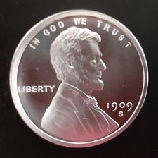 Silver - Golden State Mint  1 oz Lincoln Wheat Cent Silver Round 99.95 per troy oz