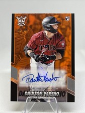 Daulton Varsho RC Auto 2021 Topps Big League Orange Parallel #d /99 Diamondbacks