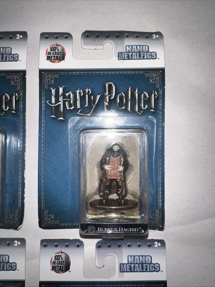 Nuevo Harry Potter Nano Figuras de Metal Lote de 5 Moody Hagrid Snape Weasley Goldie Foto 3 de 4