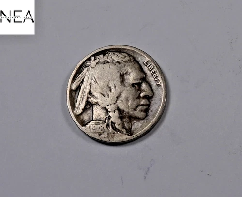1918-D Buffalo Nickel ~ Fine F ~ Semi-Key Date! ~ ZB177