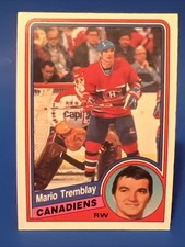 1984-85 O-Pee-Chee Mario Tremblay Card #274 Montreal Canadiens.