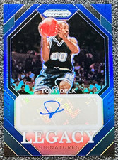 Tony Delk 2024 Panini Prizm Draft Picks #LS-DEL Legacy Signatures Blue /149 (AU)