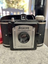 Vintage Whitehouse Beacon 127 Film Camera in red case