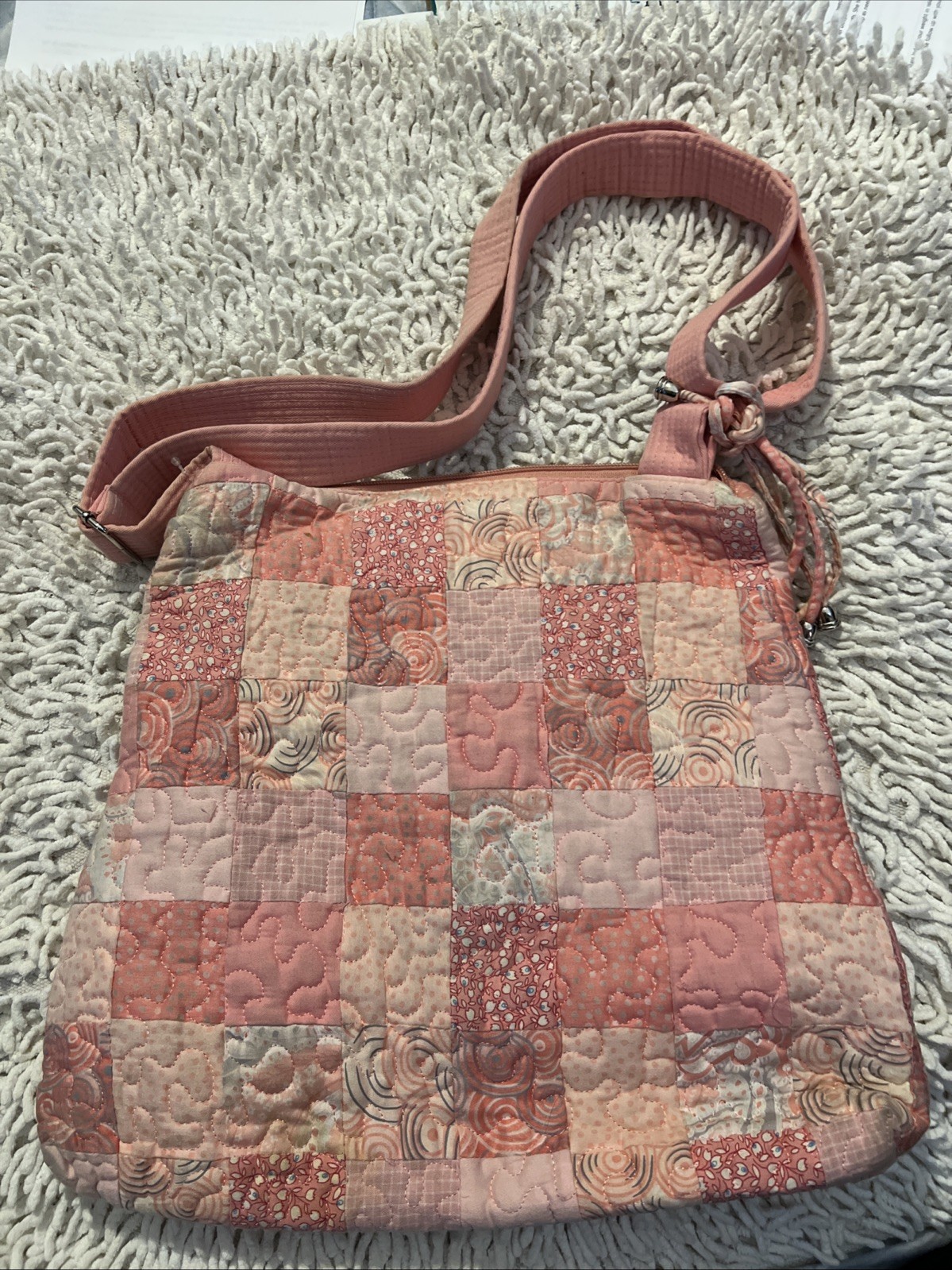 Donna Sharp Women’s Pink Quilted Patchwork Double… - image 2