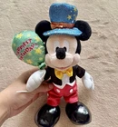 Disneyland Mickey Mouse Plush Key Chain Birthday Tokyo Disney Resort Japan F/S
