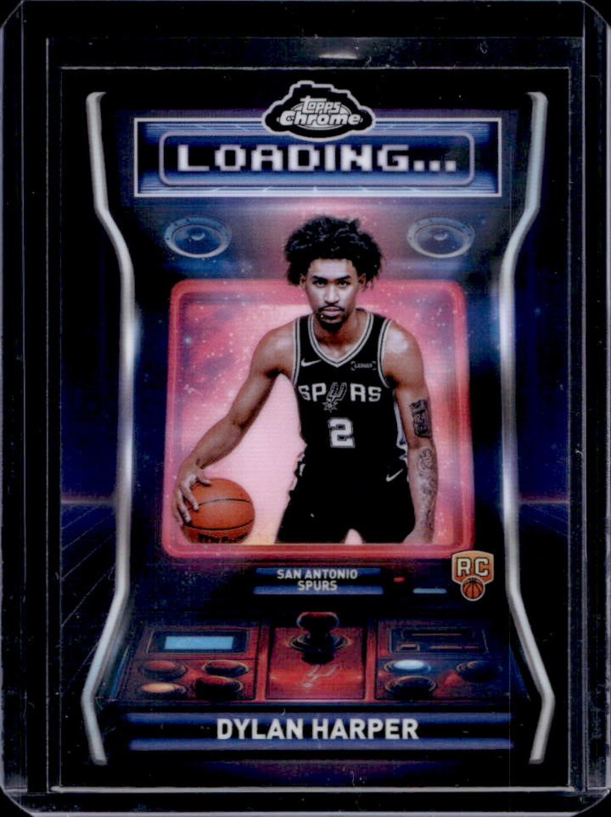 2025-26 Topps Chrome Dylan Harper Loading RC Rookie #LD-12 Spurs