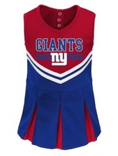 NFL -New York Giants Toddler Girls' In the Spirit Cheer Set - 3T