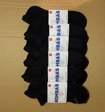 Lot of 6 Bombas Womens Honeycomb Arch Support Socks Low Cut size M