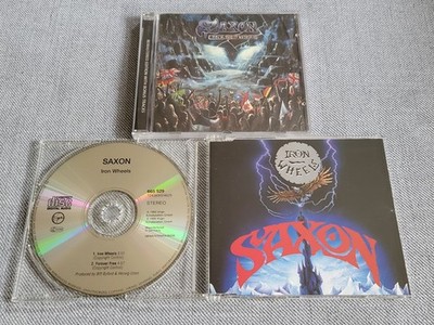 SAXON - Rock the Nations (CD, Remaster +8) & Iron Wheels (CD-Maxi, rar)