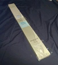 Window Vinyl Mini Blind 1" Light Filtering White Perfect Home  39" x 64"