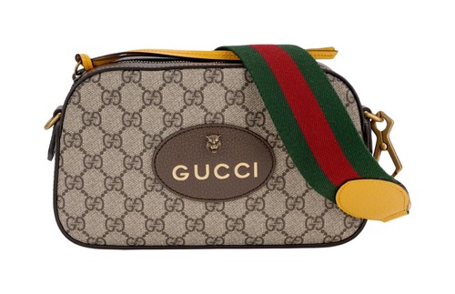 GUCCI Neo Vintage Camera Bag Crossbody Bag Men and Women Same 9.4x2.7x5.7 in