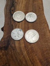 Lotto 4 Monete 5 Franchi Francesi, 5 Franche Svizzeri 1968, 10 Lire Italia 1950