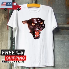 Rowdy Roddy Piper Panther Unisex WhiteT-shirt S-5XL