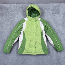 LL Bean Winter Coat Ski Jacket Kids Small 8 Thinsulate Hooded Parka Snow Zip