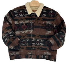 Wrangler Sherpa Lined Button Jacquard Jacket ...