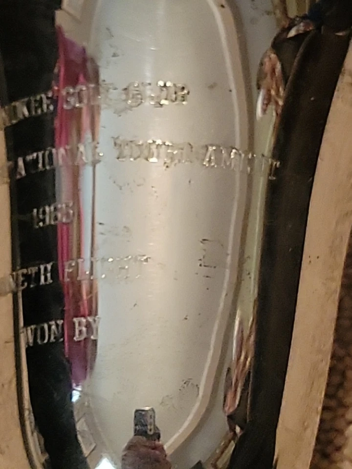 Copa de agua Stieff de plata esterlina, 6,5" de alto - 0801-2 trofeo de golf vintage 1965 Foto 4 de 4