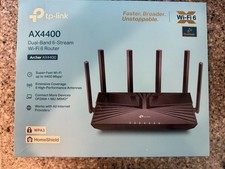 TP-Link Archer AX4400 Mesh Dual Band 6-Stream Router - Black