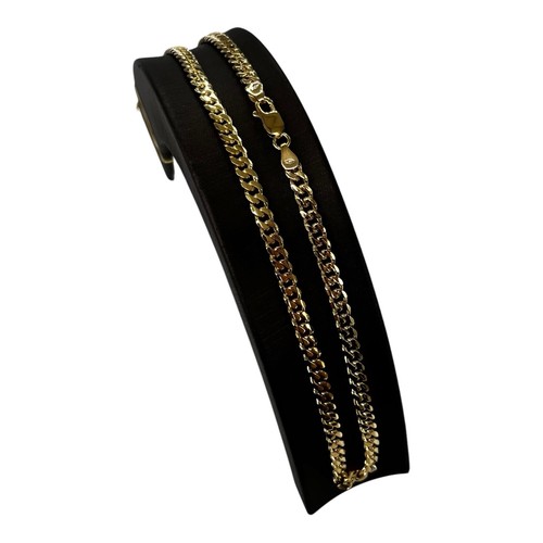9ct 9k Yellow Gold Curb Cuban Link Chain Necklace 29.30 Grams 60.5cm. Brand New - Picture 4 of 8