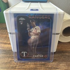 2024 Topps Chrome Update Series Sapphire Edition - Rookie Debut Evan Carter...
