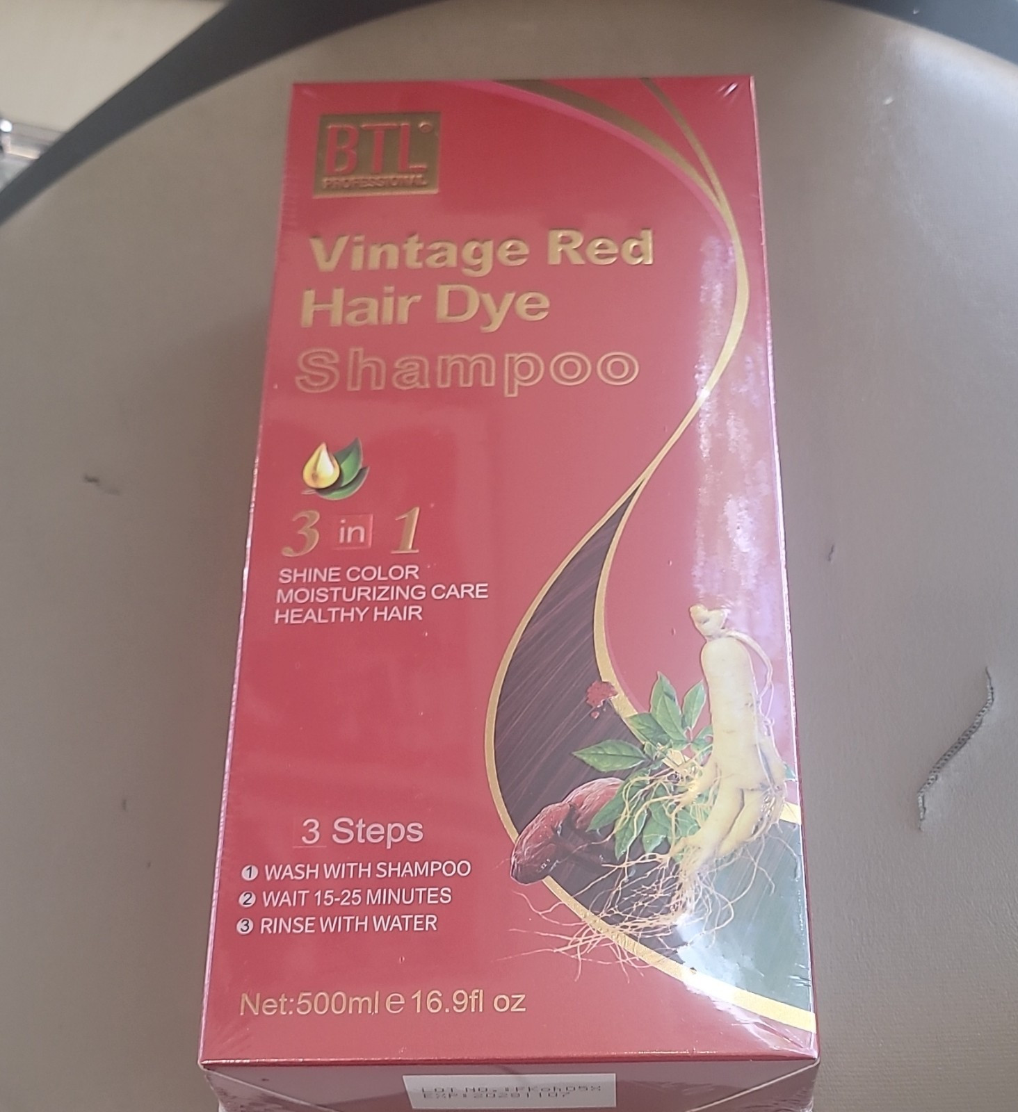 BTL Professional Vintage Red Hair Dye Shampoo Moisturizing C