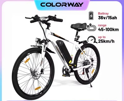COLORWAY Electric Bike for Adults, 26 ''Mountain Bike Bike with 36V 15Ah Removabl