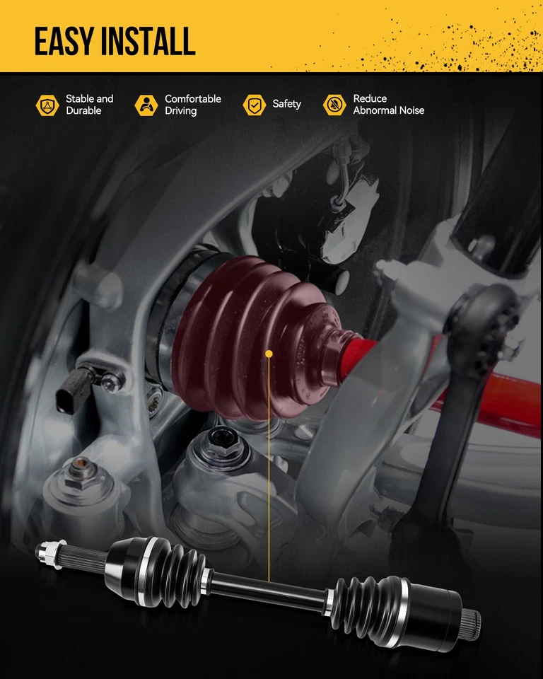 2x Front CV Axle Shaft Assembly for Chrysler Town & Country 2008-2010 4880211AC - Image 4 of 4