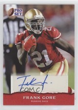 2022 Leaf Pro Set Sports Base Auto Frank Gore #PSA-FG1 Auto 3h1