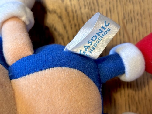 Sonic the Hedgehog Plush doll 1991 SEGASONIC From Japan Very Rare - Picture 4 of 10