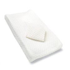 Super Soft Changing Pad Covers Set of 2 Warm White 32x16 inches Machine Washable