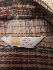 Vintage 1990's Carhartt Button Up Size L