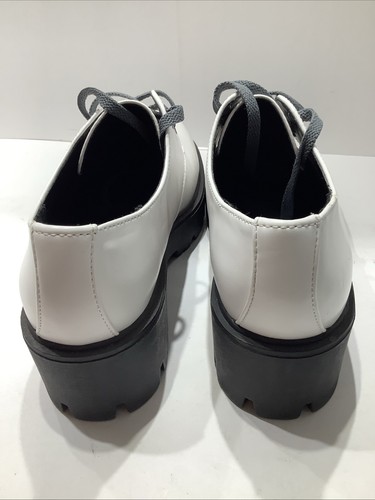 Weiße vegane Lederschuhe mit Sohle Plateau Kokosnüsse Matisse Freizeitschuhe Damengröße 8,5 M - Bild 3 von 7