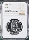 1958 Proof Franklin Half Dollar NGC PF-69 -004