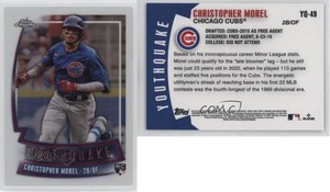 2023 Topps Chrome Youthquake Christopher Morel #YQ-49 Rookie RC