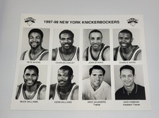 1997 Team Press Photo New York Knicks John Starks Charlie Ward Charles Oakley 