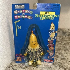 Vintage Tomy 1996 Bananas In Pajamas B2 Collectible Figure In Package