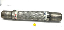 FLEX HOSES STAINLESS STEEL BRAIDED HOSE 2-3/8" END HOSE DIA. 16" LENGTH