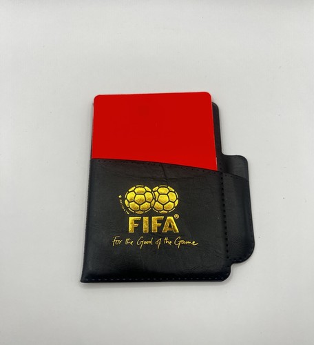 Official FIFA Soccer Referee Set - Red & Yellow Cards with Wallet